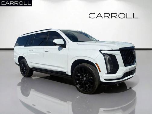 Vibrant White Tricoat 2026 Cadillac Escalade ESV Sport Platinum