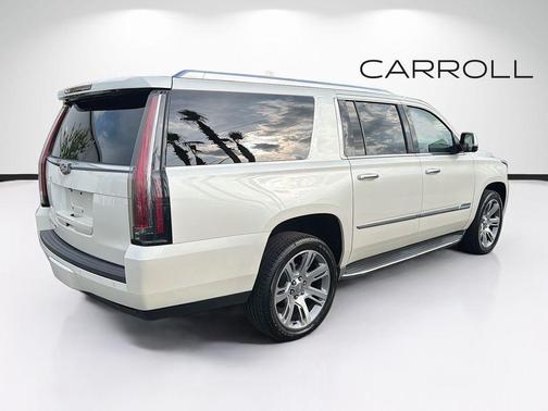White Diamond Clearcoat 2015 Cadillac Escalade ESV Luxury