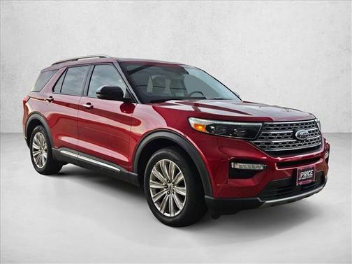 Rapid Red Metallic Tinted Clearcoat 2023 Ford Explorer Limited