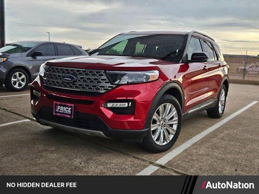Rapid Red Metallic Tinted Clearcoat 2023 Ford Explorer Limited