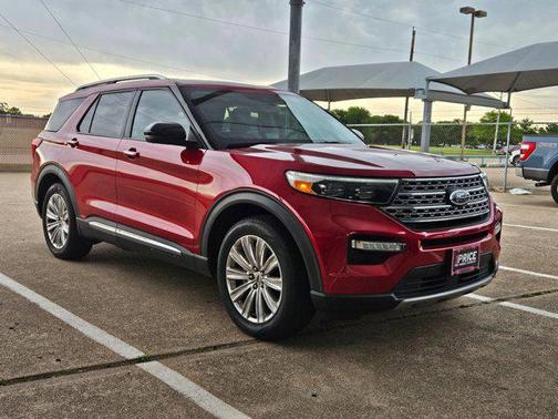 Rapid Red Metallic Tinted Clearcoat 2023 Ford Explorer Limited