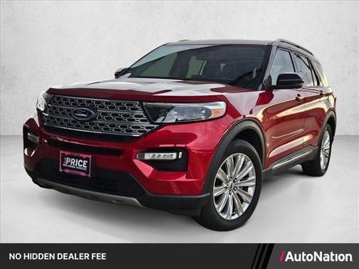 Rapid Red Metallic Tinted Clearcoat 2023 Ford Explorer Limited