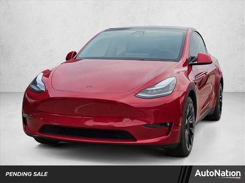 Pearl White Multi-Coat 2021 Tesla Model Y Long Range Dual Motor All-Wheel Drive