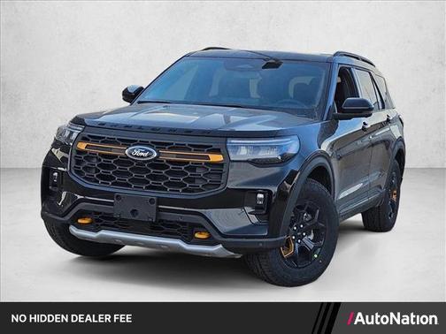 Agate Black Metallic 2026 Ford Explorer Tremor