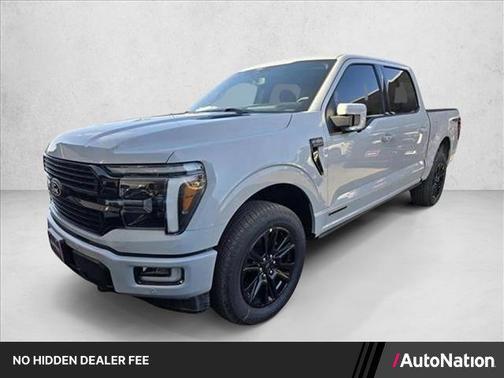 Space White Metallic 2025 Ford F-150 Platinum