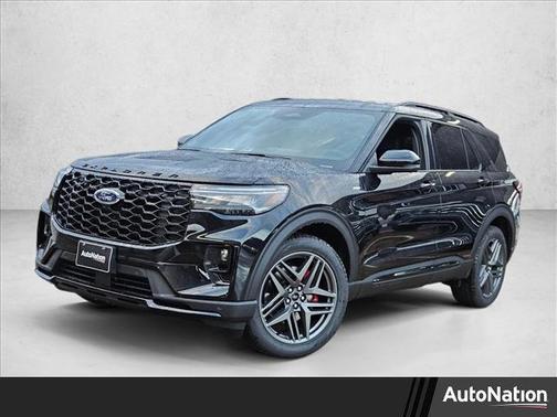 Agate Black Metallic 2026 Ford Explorer ST-Line