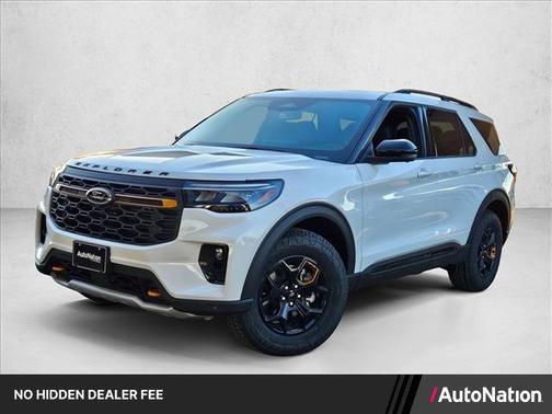 Star White Metallic Tri-Coat 2026 Ford Explorer Tremor