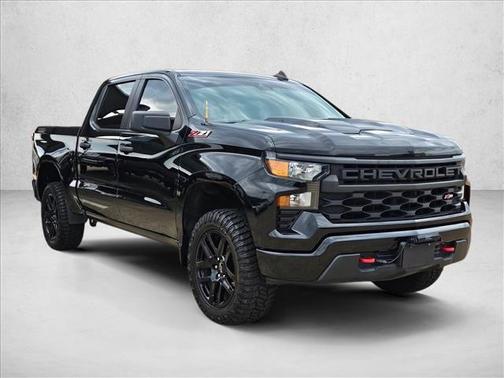 Black 2022 Chevrolet Silverado 1500 Custom Trail Boss