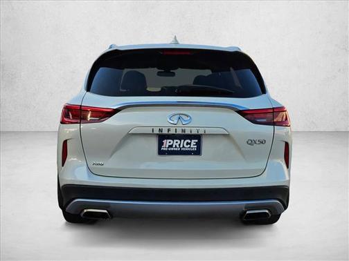 Majestic White 2021 INFINITI QX50 SENSORY AWD