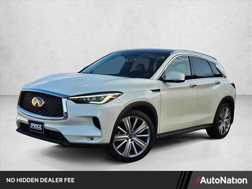 Majestic White 2021 INFINITI QX50 SENSORY AWD