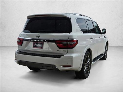 Aspen White TriCoat Pearl 2022 Nissan Armada Platinum 2WD