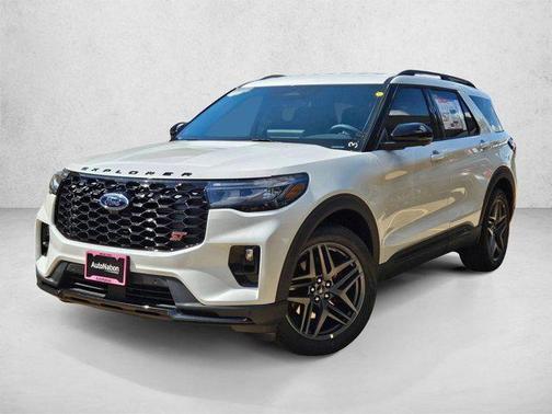 Star White Metallic Tri-Coat 2026 Ford Explorer ST