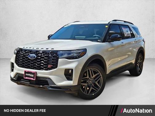 Star White Metallic Tri-Coat 2026 Ford Explorer ST