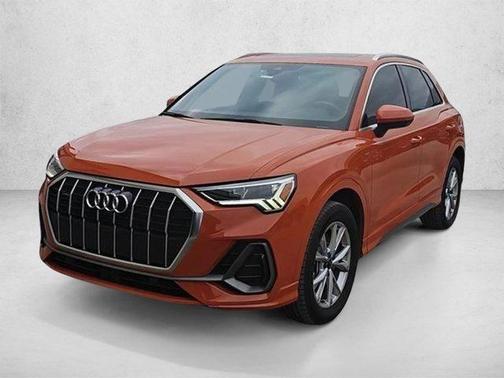 Pulse Orange 2022 Audi Q3 45 S line Premium Plus
