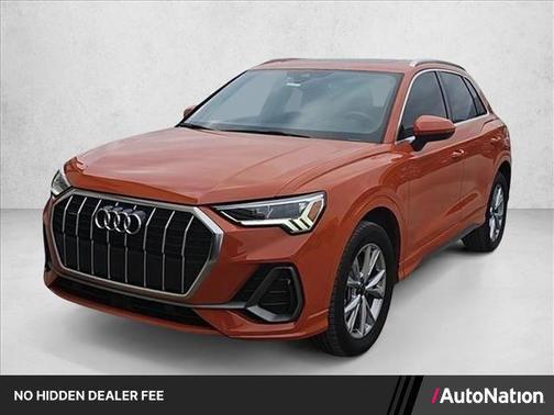 Pulse Orange 2022 Audi Q3 45 S line Premium Plus