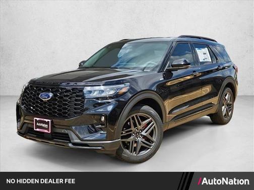 Agate Black Metallic 2026 Ford Explorer ST-Line