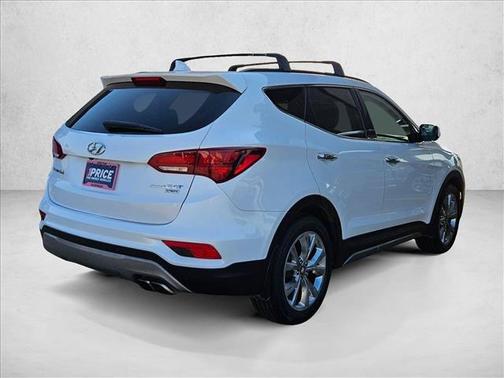 Pearl White 2018 Hyundai Santa Fe Sport 2.0L Turbo Ultimate