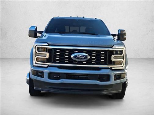 Glacier Gray Metallic TriCoat 2025 Ford F-450 Platinum