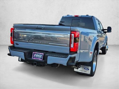 Glacier Gray Metallic TriCoat 2025 Ford F-450 Platinum