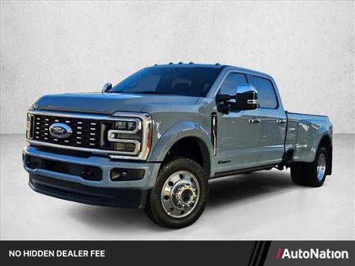 Glacier Gray Metallic TriCoat 2025 Ford F-450 Platinum