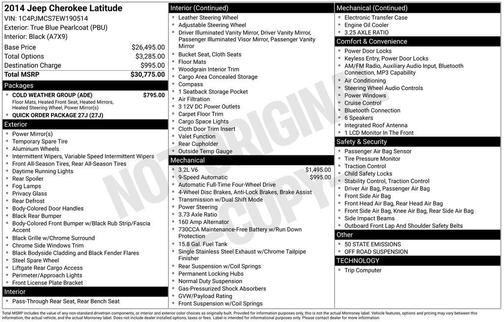 2014 Jeep Cherokee Latitude