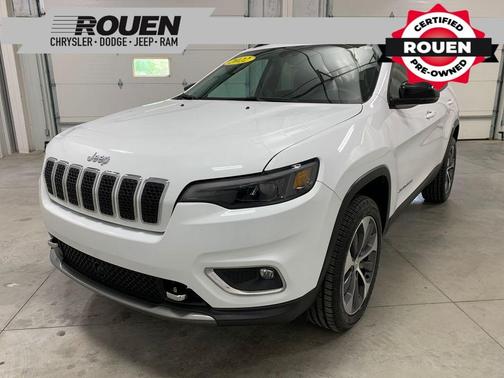 Bright White Clearcoat 2022 Jeep Cherokee Limited