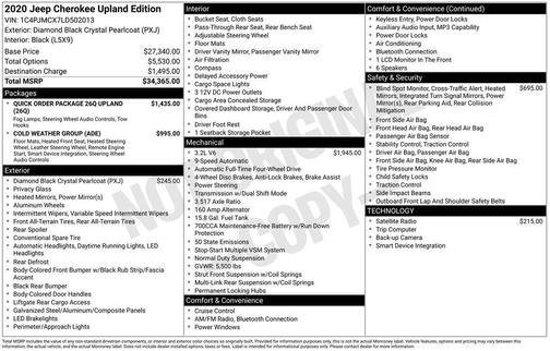 2020 Jeep Cherokee Latitude