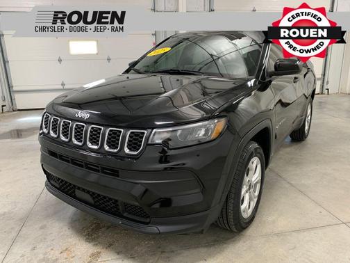 Diamond Black 2025 Jeep Compass Sport