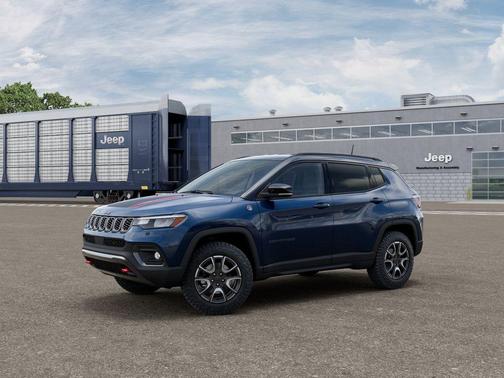 Fathom Blue Pearlcoat 2026 Jeep Compass Trailhawk