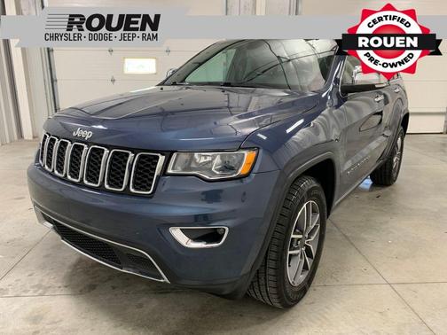 Pacific Blue Clearcoat 2021 Jeep Grand Cherokee Limited