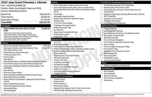 2023 Jeep Grand Cherokee L Laredo