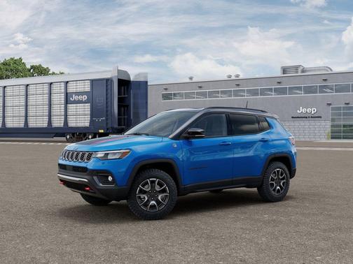 Hydro Blue Pearlcoat 2026 Jeep Compass Trailhawk
