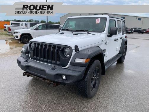 Bright White Clearcoat 2021 Jeep Wrangler Unlimited Sport Altitude