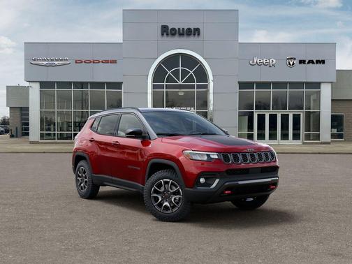 Red 2026 Jeep Compass Trailhawk