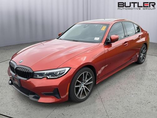 Sunset Orange Metallic 2021 BMW 330 330i