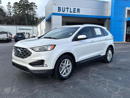 Star White Metallic Tri-Coat 2022 Ford Edge SEL