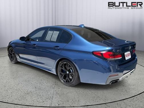 Phytonic Blue Metallic 2021 BMW M550 i Xdrive