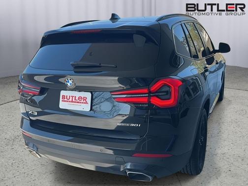 Black Sapphire Metallic 2023 BMW X3 sDrive30i