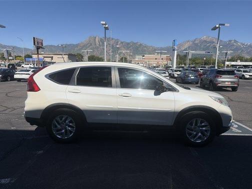 White 2015 Honda CR-V EX-L