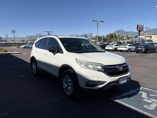 White 2015 Honda CR-V EX-L