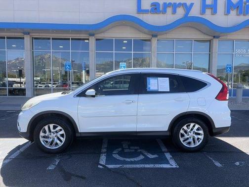 White 2015 Honda CR-V EX-L