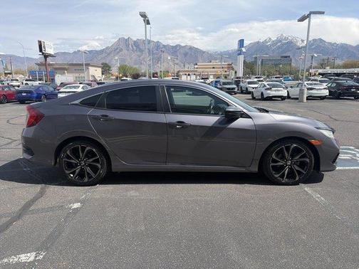 Gray 2019 Honda Civic Sport