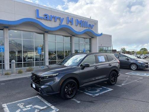 Meteorite Gray Metallic 2024 Honda CR-V Hybrid Sport