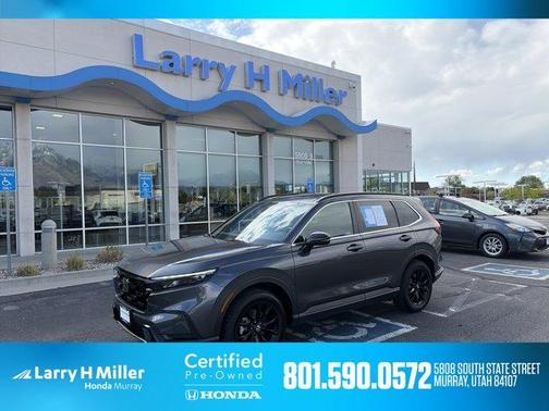 Meteorite Gray Metallic 2024 Honda CR-V Hybrid Sport