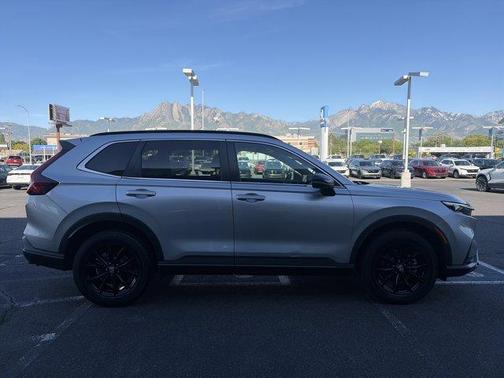 Lunar Silver Metallic 2024 Honda CR-V Hybrid Sport-L