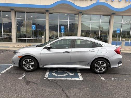 Gray 2021 Honda Civic LX