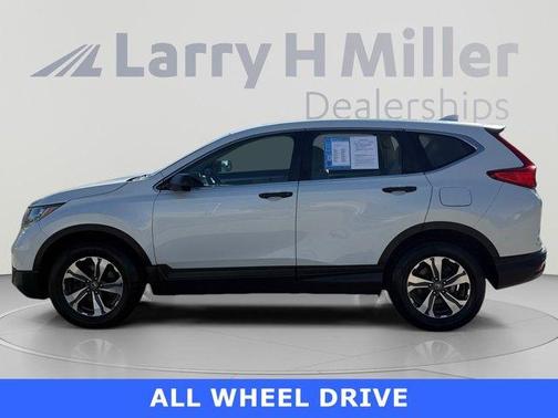 White 2018 Honda CR-V LX