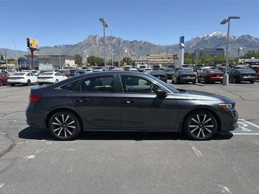 Gray 2023 Honda Civic EX