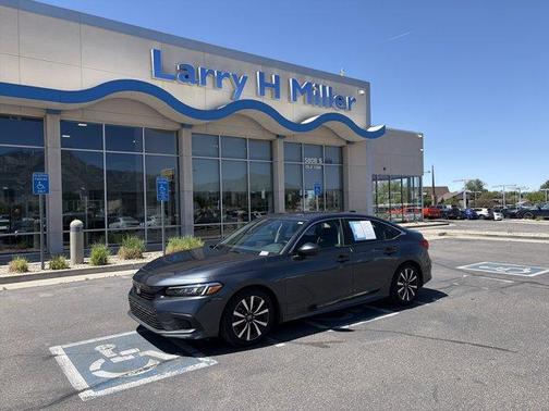 Gray 2023 Honda Civic EX