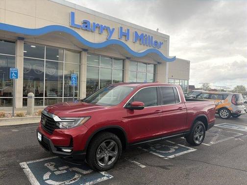 Red 2023 Honda Ridgeline RTL